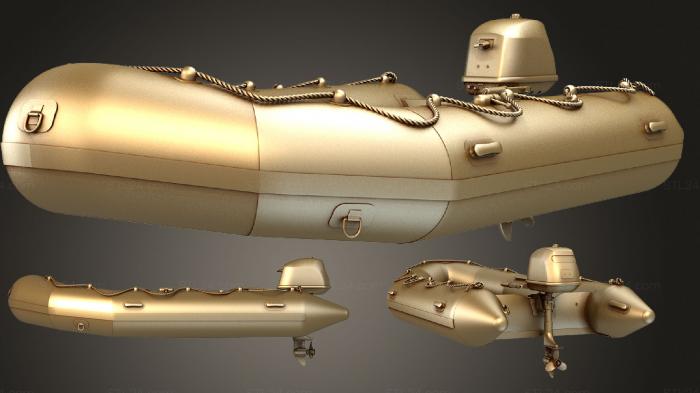 Vehicles (Zodiac boat, CARS_4087) 3D models for cnc